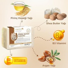 Bliss Store Doğal Kabak Lifli Pirinç Mayası Sabunu 120 gr x 3 Adet - Tüm Cilt Tipleri - Beyazlatıcı ve Aydınlatıcı Etkili