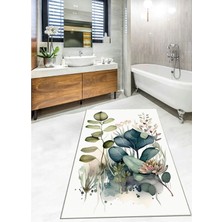 Ardizayn Shine - Kaymaz, Dökülmez Deri Taban 2'li Banyo Halısı (60X100-40X60)