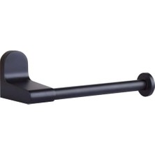 Bliss Store Canarm Lyla Mbk Modern Doku Tutucu - Mat Siyah Alüminyum Tuvalet Kağıdı Tutacağı, 16,5 cm G x 5,4 cm Y, Banyolar Için Şık Duvara Monte Tasarım