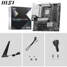 Bliss Store Msı MB Pro B860M-A Wıfı Soket 1851 Ddr5 8600MHZ(OC) 3xm.2 1x Tb4 HDMI Dısplay 5g Lan Wıfı 7 Matx