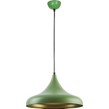 Bliss Store Fer Avize Nil Özel Tasarım Modern Dekoratif Cafe Yeşil Sarkıt Cafe - Mutfak Tekli Avize