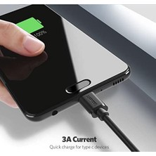 Bliss Store 3.0 A Usb-A & Usb-C Data ve Şarj Kablosu, 2 Metre, Siyah, ACBUGN20884