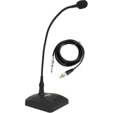 Bliss Store L-380 Profesyonel Masa Mikrofon (Işıklı Kürsü Mikrofon)