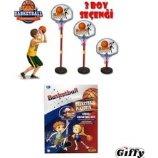 Bliss Store Giffy/ayaklı Büyük Boy Basketbol Potası 120CM Portatif Basketbol Pota Ayarlanabilir Boy