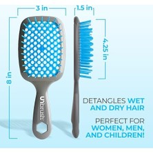 Bliss Store Fhı Heat Unbrush Islak ve Kuru Havalandırmalı Saç Fırçası, Açık Mavi/gri