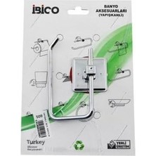 Bliss Store Ibico Metal Açık Wc Kağıtlık, Yapışkanlı Montaj, Banyo Aksesuarı