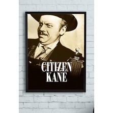 Bliss Store (PSTER10561) Citizen Kane Film Afişi Çerçeveli Tablo 3 (50X70CM)