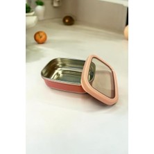 Bliss Store Dikdörtgen Saklama Kabı 820 ml Pembe VP-929, Pembe