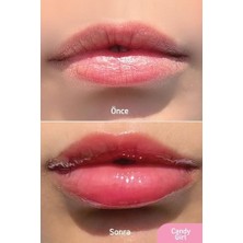 Bliss Store Parlatıcı, Dolgunlaştırıcı, Onarıcı Vegan Dudak Balmı, Charm Hediyeli, Tatlı Şeker Aromalı 10 ml