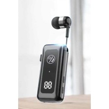 TKÇ Makaralı Bluetooth Kulaklık Kulak Içi Dijital Göstergeli Yüksek Ses Kaliteli