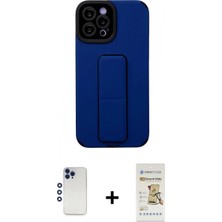 Pileli Store Pilelistore™ iPhone 12 Pro Max Kılıf Çekirdek Yansıma - Siyah Mat Seramik Nano Ekran Koruyucu + Shine Kamera Lens - Lt