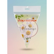 Umamiçe Papatya Temalı "iyi Ki Doğdun" Yazılı Doğum Günü Flaması