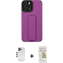 İlk El Grup Pilelistore™ iPhone 12 Pro Max Kılıf Çekirdek Yansıma - Siyah Mat Seramik Nano Ekran Koruyucu + Shine Kamera Lens - Lt