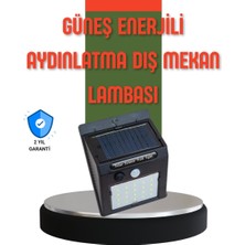 TKÇ Hareket Sensörlü Güneş Enerjili Dış Mekan LED Lamba 100/144 LED