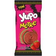 Ülker Yupo Metre - Çilek Aromalı Yumuşak Şekerleme - 50 Gram - 12 Adet