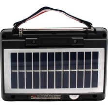 TKÇ KTF-1428 Solar Panel Destekli Şarjlı Bluetooth Hoparlör – Fm/am/sw Radyo Aux ve Tf Kart Girişl