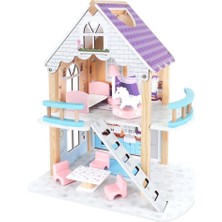 Epilons T2011 Ahşap Oyun Evi 2 Katlı -Okutan Hobi