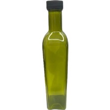 Ziylan 500 ml Yeşil Dorika Şişe, 24 Adet, Cam Şişe, Zeytinyağı Şişesi, Yağ Şişesi, Dorika Şişe