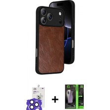 Pileli Store Pilelistore™ iPhone 17 Pro Max Kılıf Kıvılcım Işık Serisi - Şeffaf 360 Full Body Arka Koruyucu + Bilvis Titan Kamera Lens - Lt