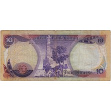 Banknoting Irak 10 Dinar 1980 Saddam Dönemi. Ibn Al Haitam Temalı. Çok Temiz