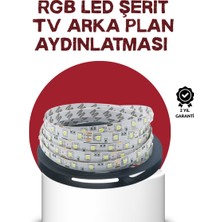 TKÇ Kendinden Yapışkanlı LED Şerit Televizyon Aydınlatması 2mt