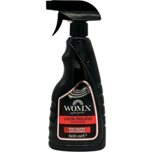 Womx 2 Adet Lastik Parlatıcı 500 ml - Uzun Süreli Islak Görünüm ve Uv Korumalı Lastik Parlatıcı