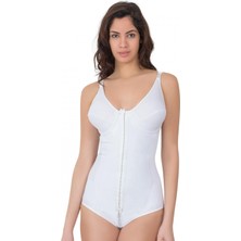 Marsilyan™ Beyaz Mı  2871 Balenli Agraflı Toparlayıcı Boy Korse