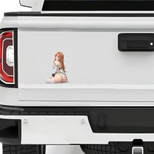 MS Major Selection Anime Kız Sticker Laptop,araba, Motor Sticker