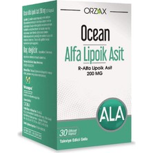 Ocean Orzax Lipoik Asit 200 Mg 30 Kapsül 74252