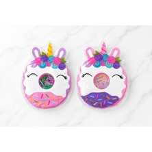 Joinkidz Unicorn Baskılı Şeffaf Cüzdan Görünümlü Lastik Toka Kutusu