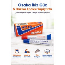 TKÇ Osaka Ikiz Güç 5 Dakika Epoksi Yapıştırıcı Çift Bileşenli Güçlü Hızlı Yapıştırıc�