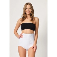 Marsilyan™ Beyaz Mı  2931 Karın Balen Destekli Slip Lazer Korse