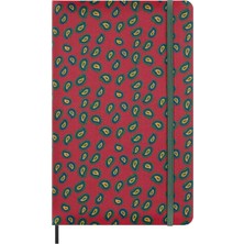 Moleskine Mantero'dan Not Defteri, Italyan Ipekli Sert Kapak, Çizgili Sayfalar Elastik Kilitli, Kutulu, Büyük