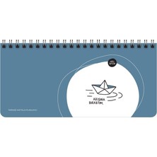 Keskin Color Hisli 13X27 Spiralli Stickerlı Planner