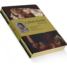 Retronote Narcissism Series - A5, Caravaggio 4'lü Defter Seti I, Çizgisiz, Toplam 256 Sayfa, Her Biri 64 Sayfa