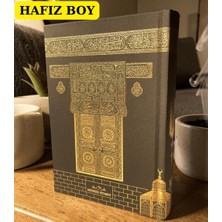 Medrese Kitabevi Hafız Boy Kuran-I Kerim - Bilgisayar Hatlı ve Sesli (Kabe Desenli Siyah Miklepli Cilt)