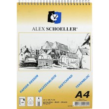 Alex Schoeller A.ESK.BLK.090.04 Spr.eskiz BLOK.90GR.A4 60 Ypr.dik ALX-820