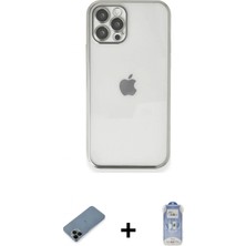 Pileli Store Pilelistore™ iPhone 12 Pro Max Kılıf Vadi Minimal - Siyah Joko Magic 5d Cam + Shine Kamera Lens Koruma Cam - Sh