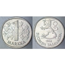 Banknoting Finlandiya 1 Markka 1988.