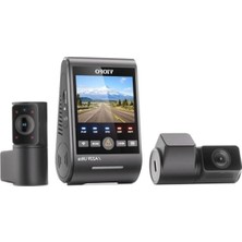 MarkEntegra Viofo A229 Ultra 3 Kameralı Ön+Arka+Iç 4K+4K+1080P Hdr Sony Starvıs 2 Sensörlü Wi-Fi 6 Gps'li Araç Kamerası
