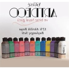Esranın Dünyası Akrilik Boya Başlangıç Seti, 140 Ml, 12 Renkli Seçenek