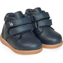 Babywalk Erkek Bebek Suni Deri Bebek Botları