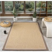 Vivense Hasır Dokulu Makine Halısı, Bej, 100X150, 664, Bej Kahve