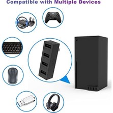 Xbox Serisi X/s Için 4 Bağlantı Noktalı USB Hub 2.0, Xbox Serisi X/s Konsolu ile Uyumlu Yüksek Hızlı USB Hub Splitter Genişletme Adaptörü