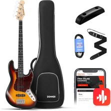 Donner DJB-510D Jb- Bas Gitar (Sunburst)