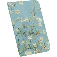 Retronote Almond Blossoms, Gogh 1890, A4 Defter Iıı, Çizgisiz, Toplam 64 Sayfa, Tel Dikiş, Esnek Kapak, Oval K