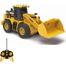 MarkEntegra Oyuncak 40MHZ Uzaktan Kumandalı Şarjlı LED Işıklı Rc Iş Makinesi Bulldozer Kepçe - Kumandalı Oyuncak Dozer