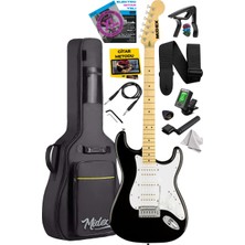 Delixa RPH-40BK Full Elektro Gitar Seti Hsh Manyetik Maple Klavye Üst Kalite