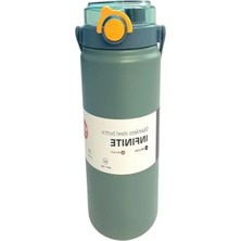 Esranın Dünyası 1200 ml Vakumlu Soğuk Pipetli Matara, Çelik Malzeme
