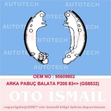 AUTOTECH Depomix Arka Pabuç Balata Citroen Visa 1.6gti 1.7d 180X32 GS8532